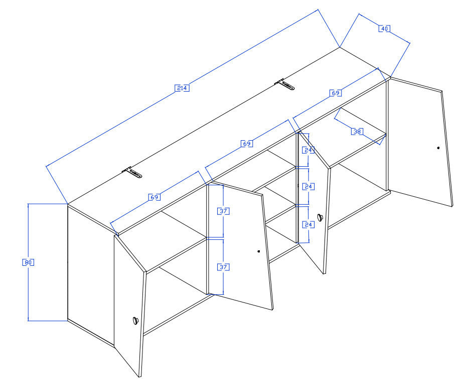 Pakabinama spintelė 326960