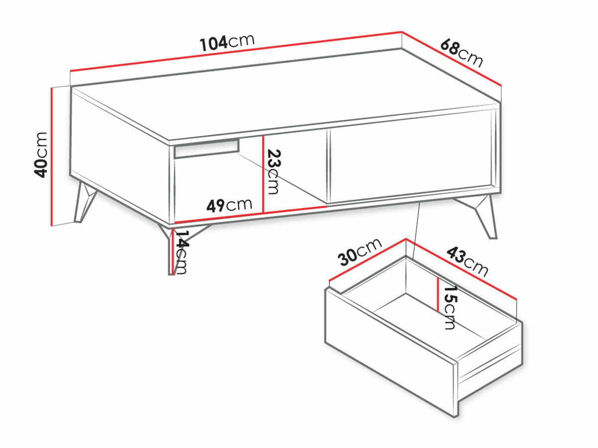 Žurnalinis staliukas 447309