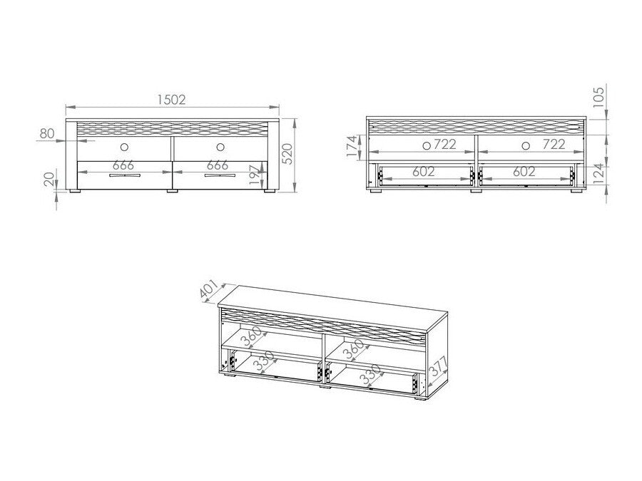 TV staliukas 310486