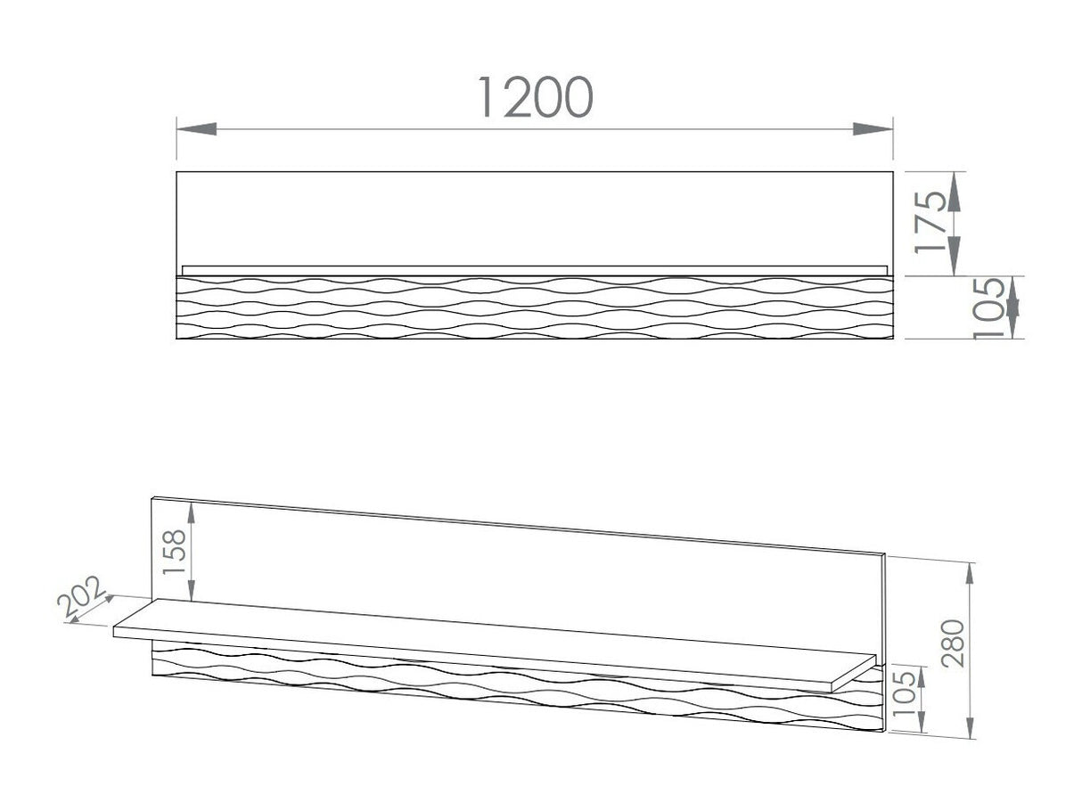 Pakabinama lentyna 232967