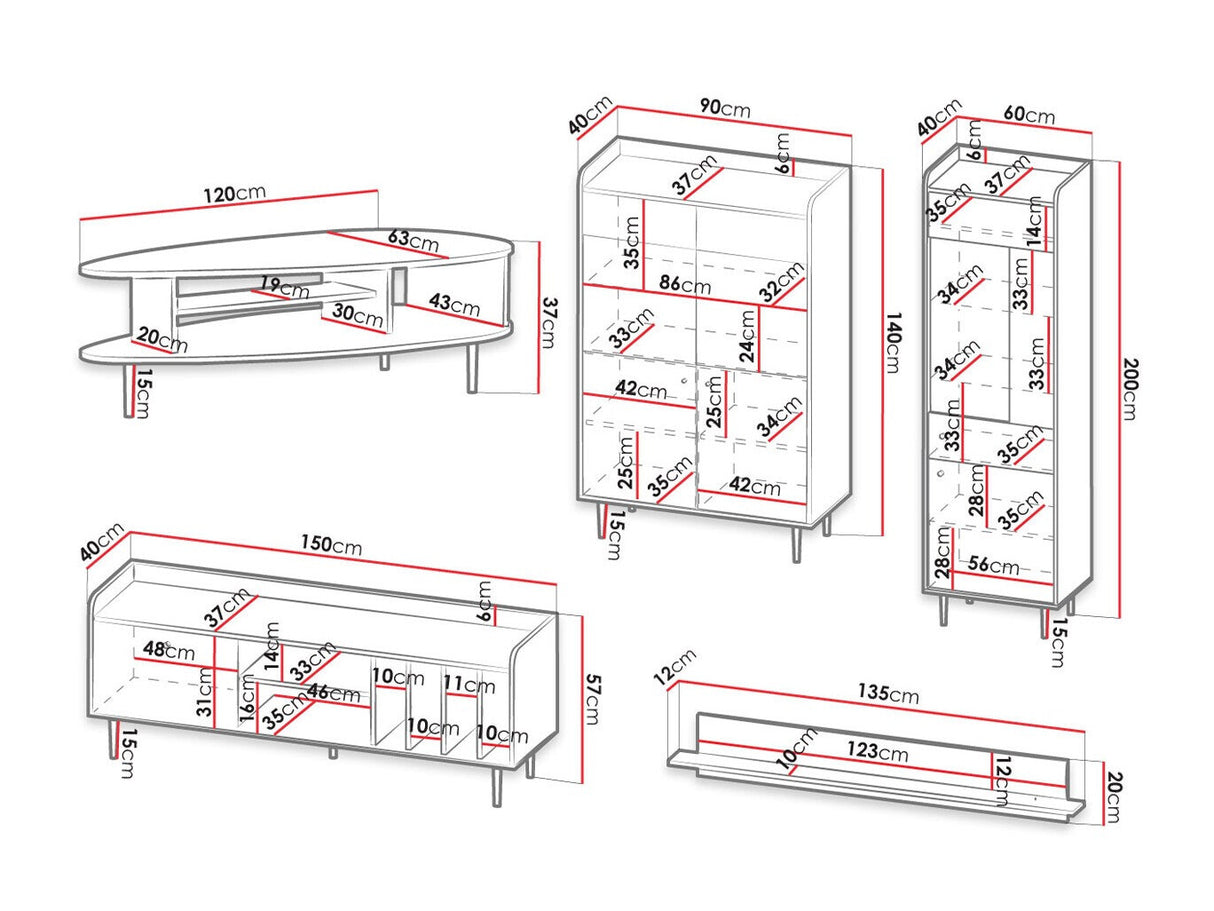 Svetainės komplektas 454017