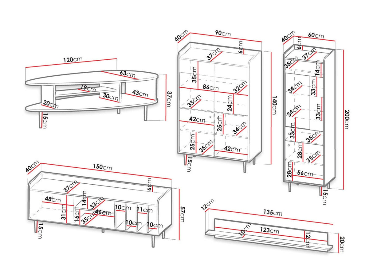 Svetainės komplektas 454017