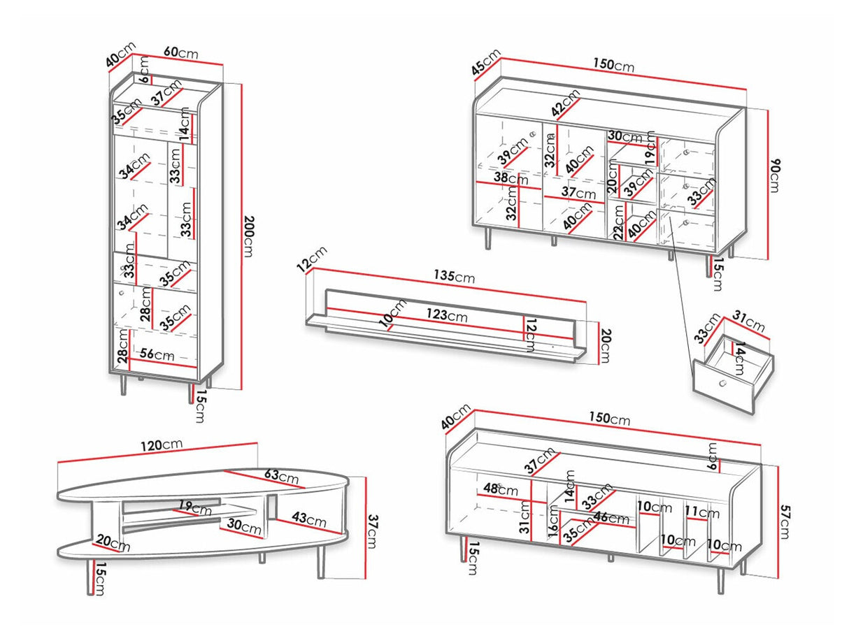 Svetainės komplektas 454028