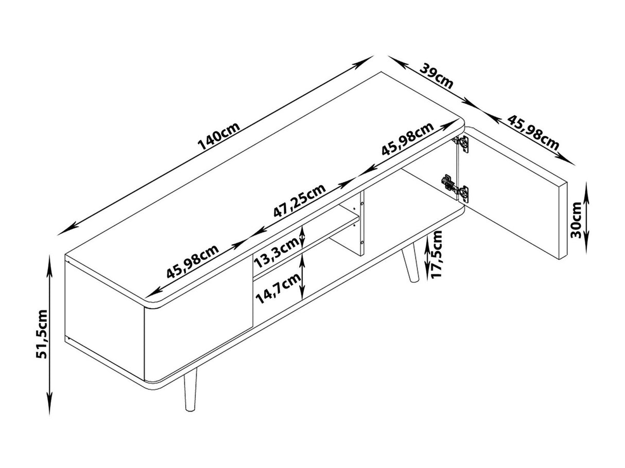 TV staliukas 458014