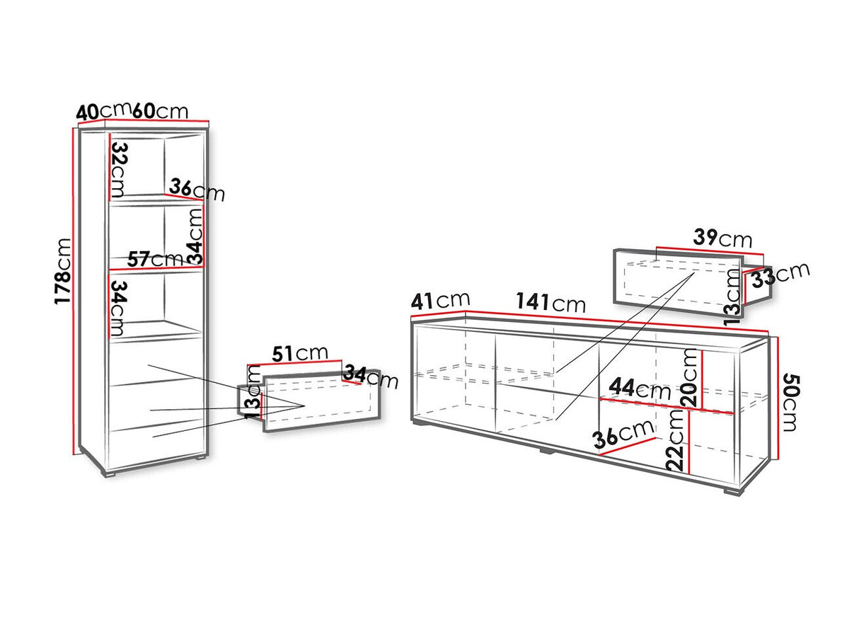 Svetainės komplektas 464103
