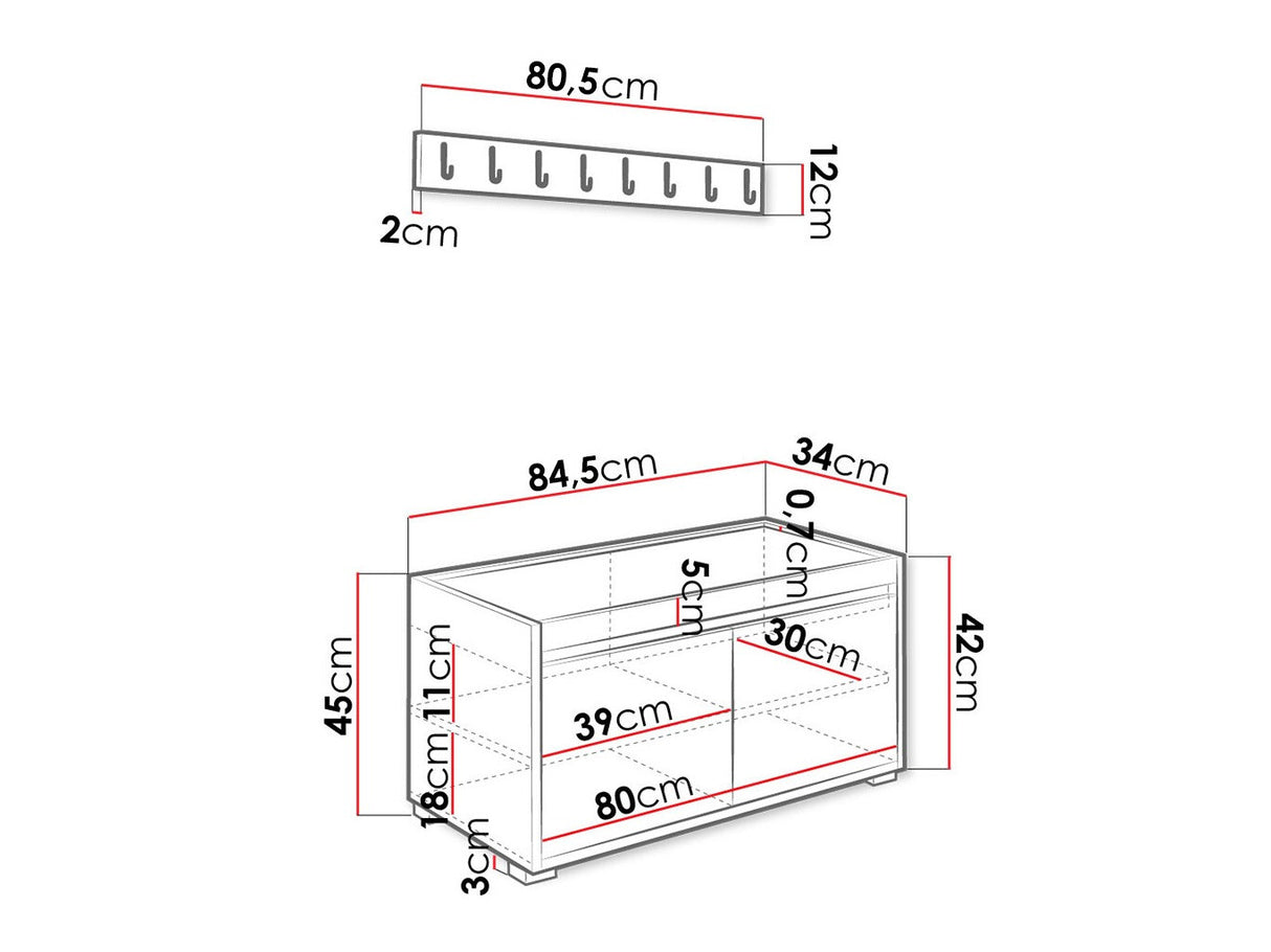 Prieškambario komplektas 301602