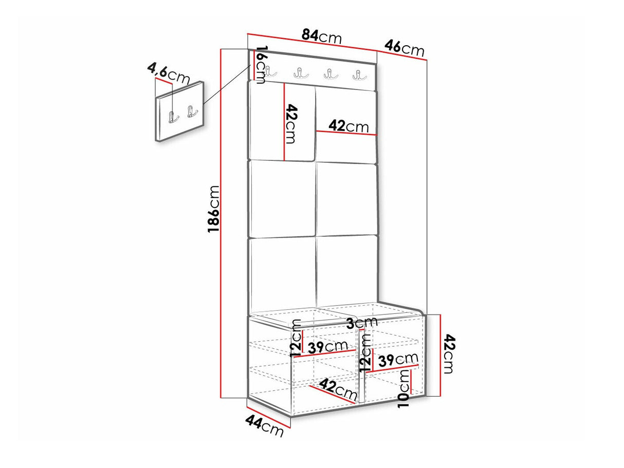 Prieškambario komplektas 481286