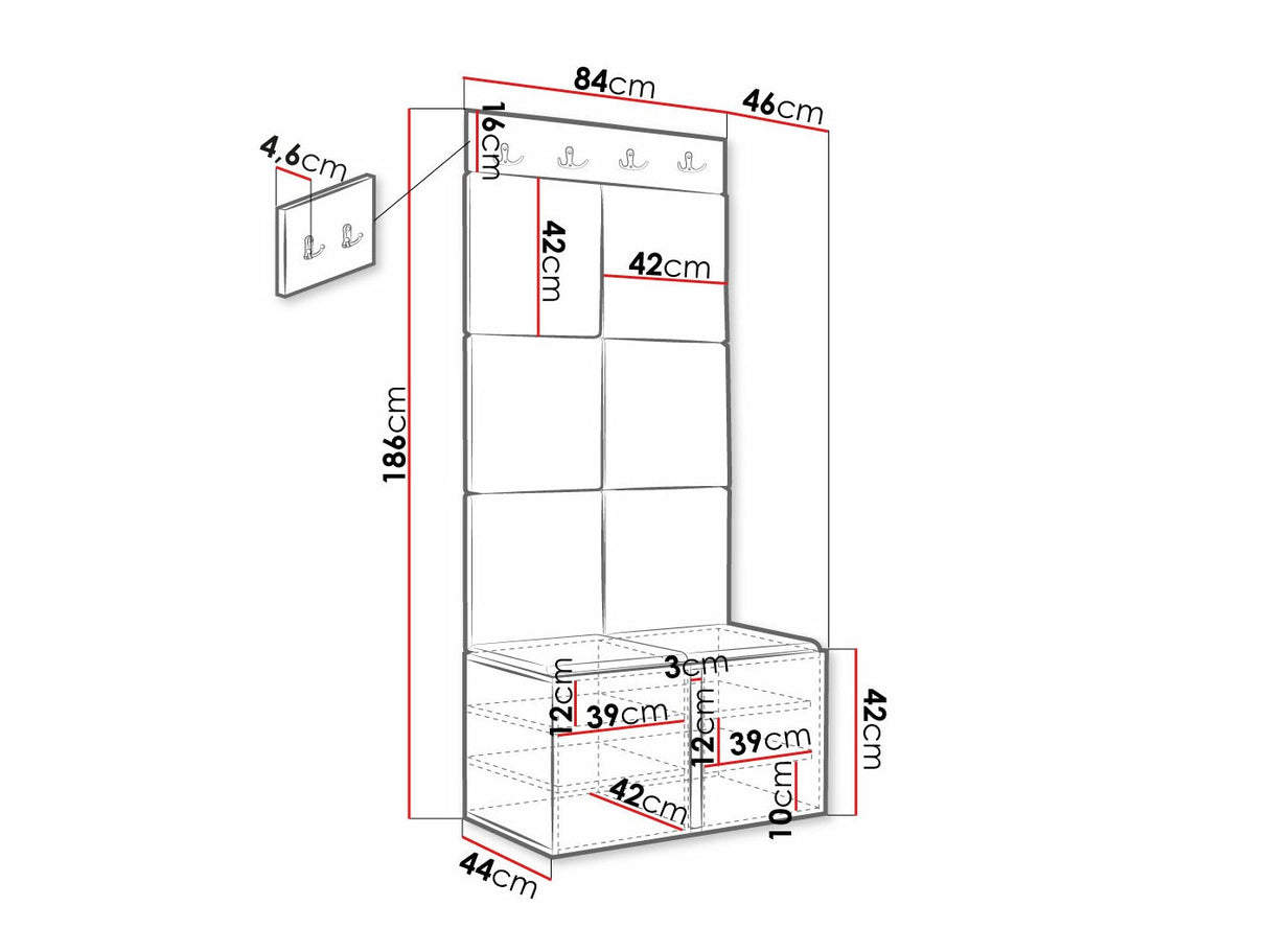 Prieškambario komplektas 481286