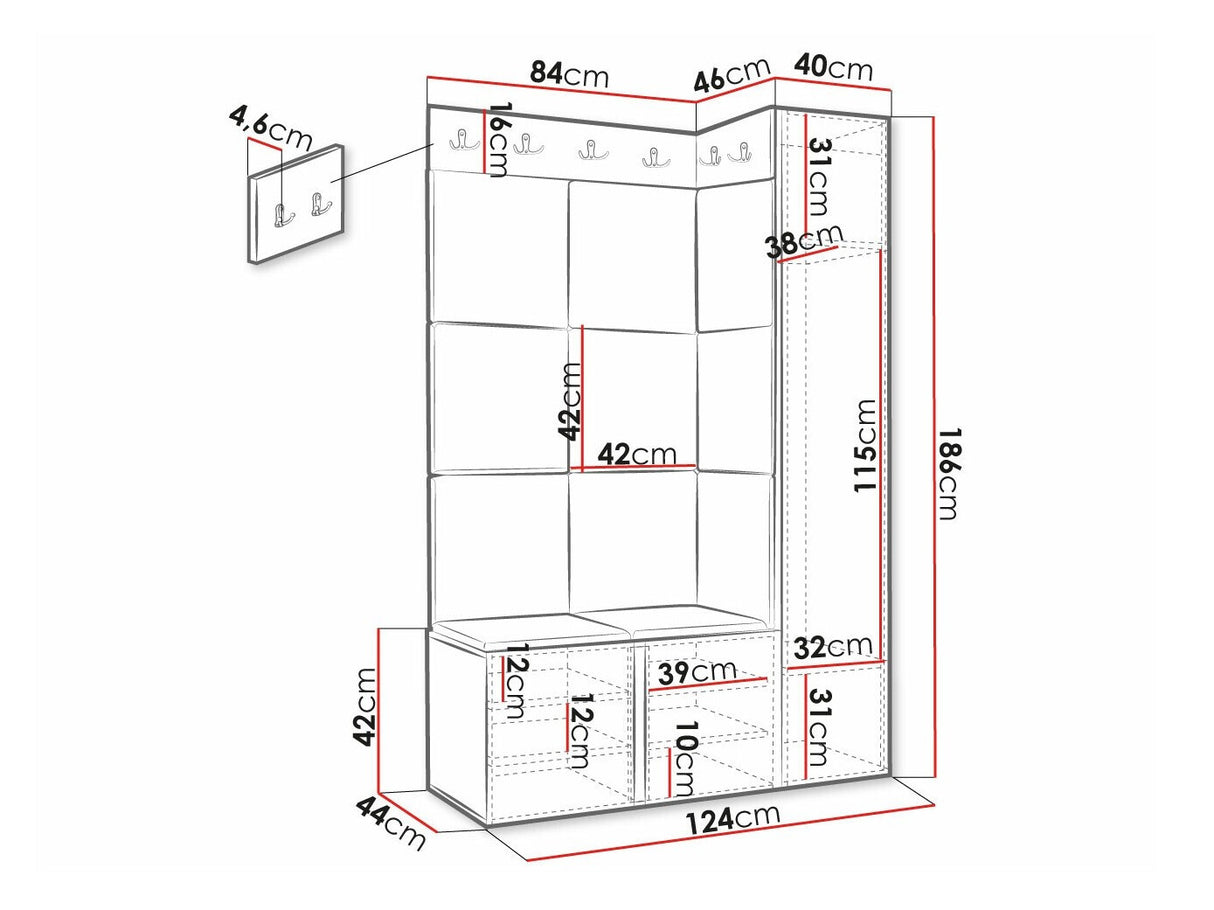 Prieškambario komplektas 481362
