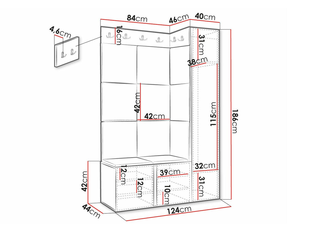 Prieškambario komplektas 481362