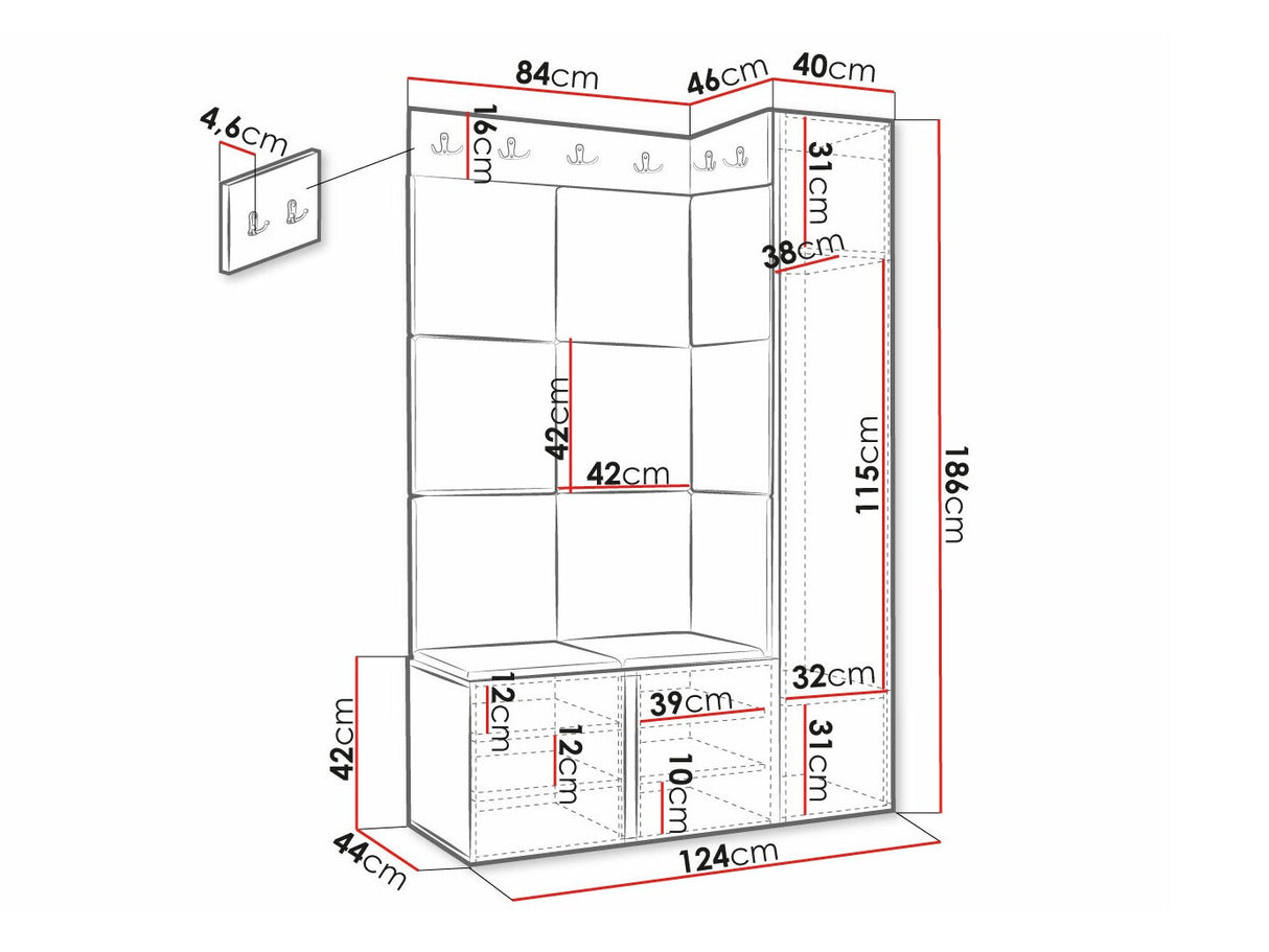 Prieškambario komplektas 481362