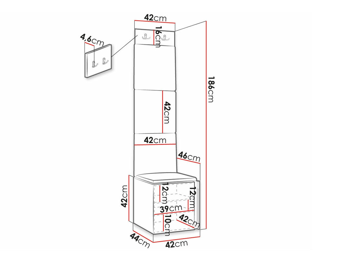 Prieškambario komplektas 481397