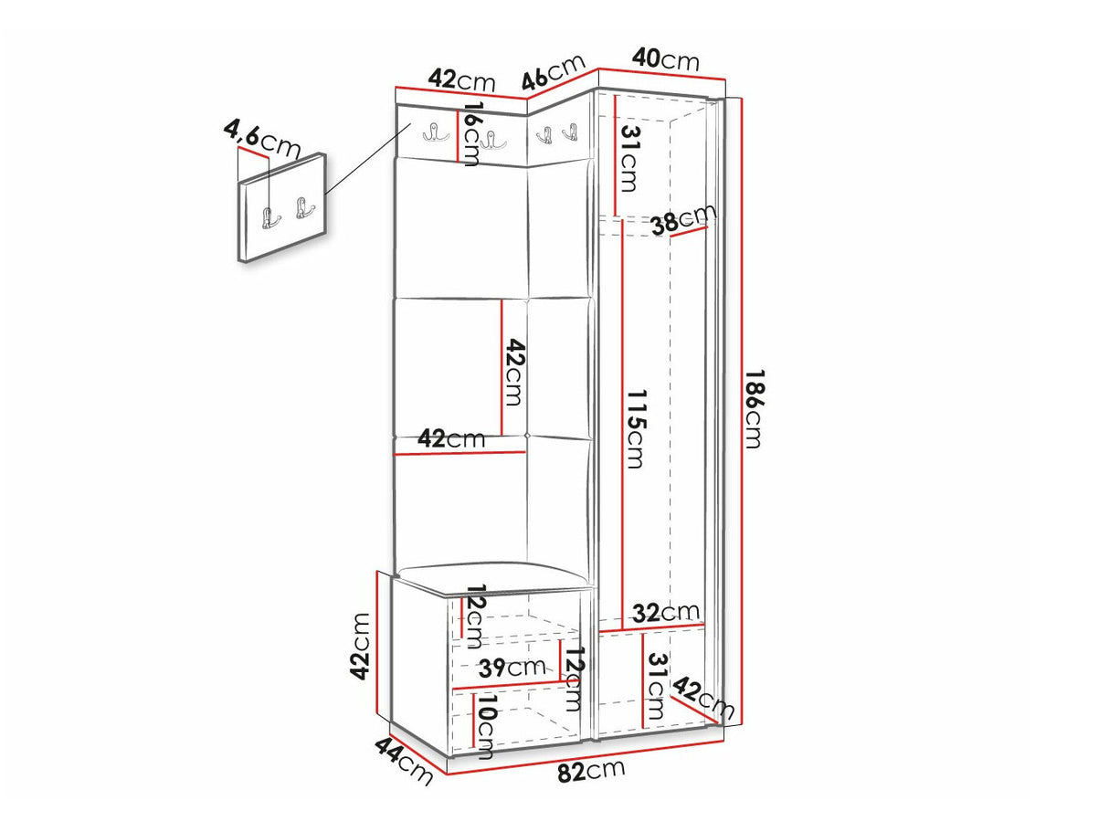 Prieškambario komplektas 481828