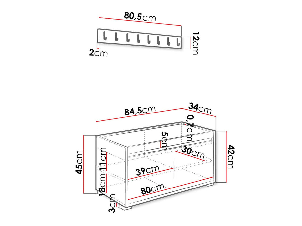Prieškambario komplektas 301602