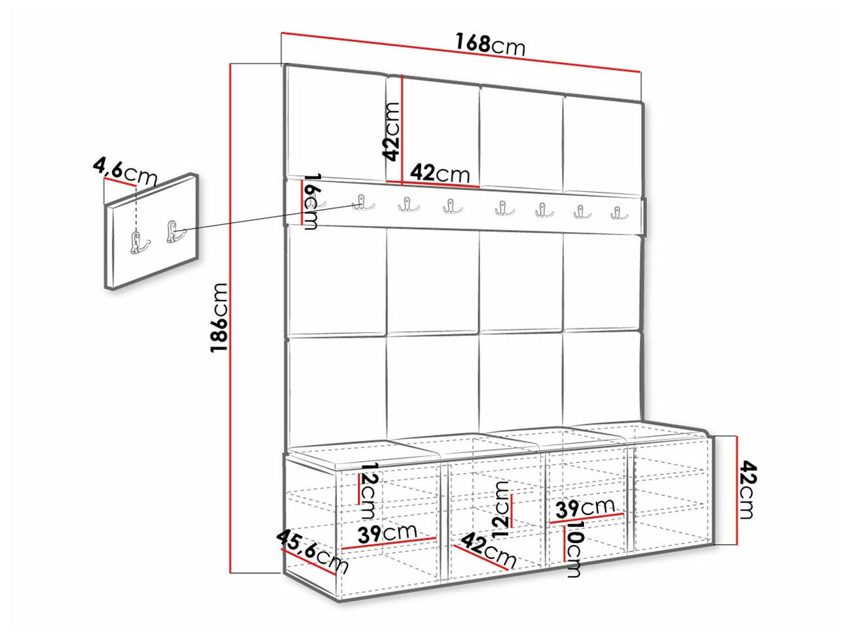Prieškambario komplektas 422079