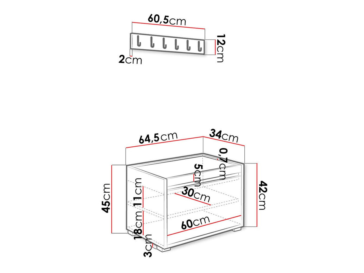 Prieškambario komplektas 302141