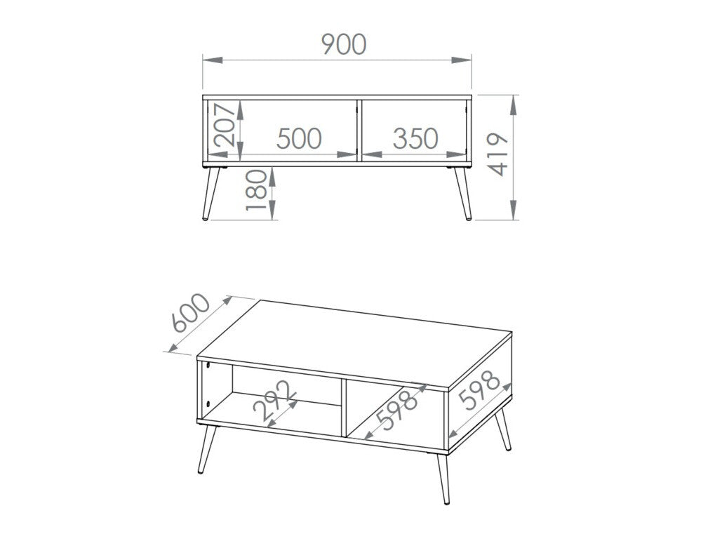 Žurnalinis staliukas 491712