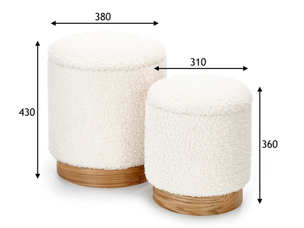 Pufų komplektas 471395