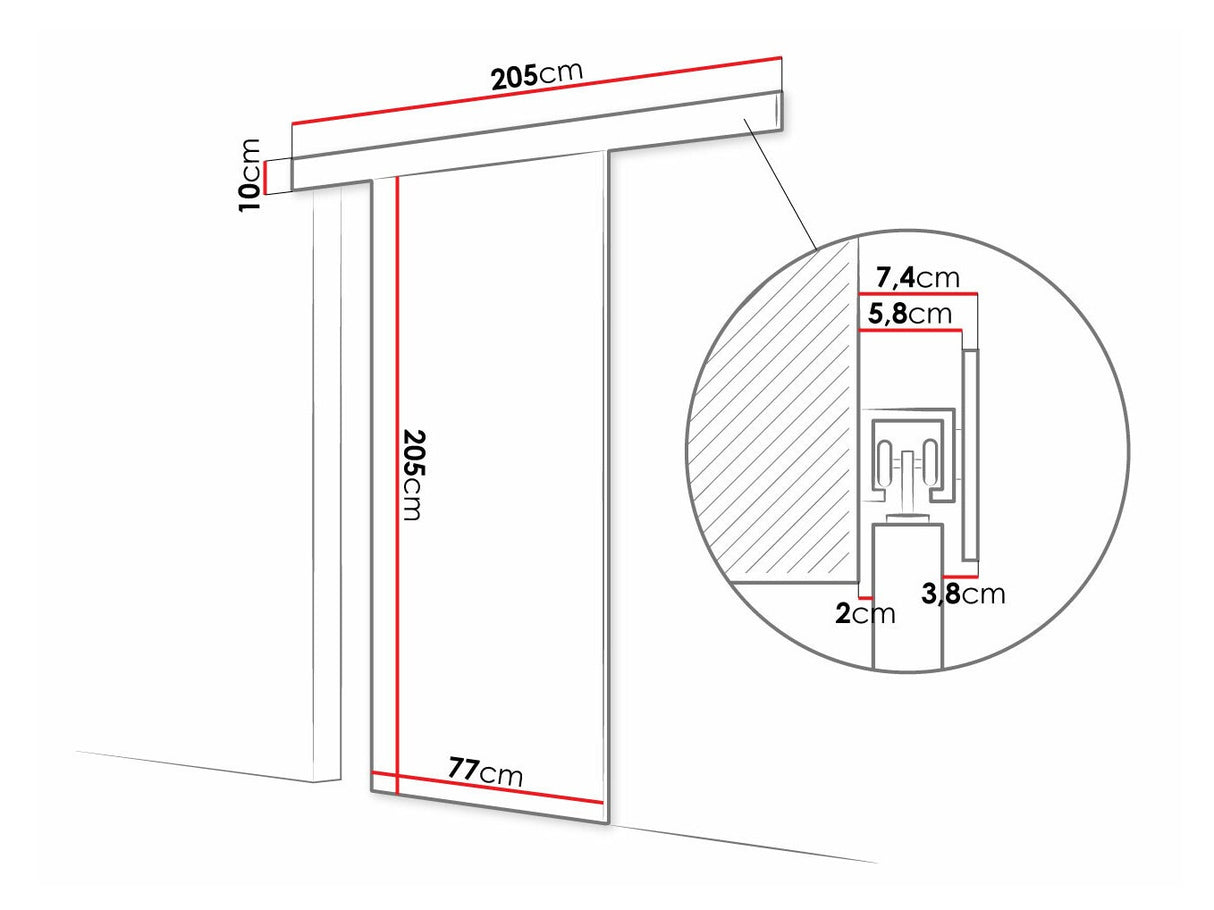 Stumdomos durys 505075