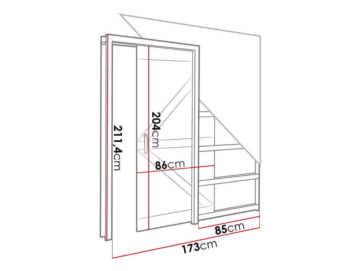 Stumdomos durys 505538
