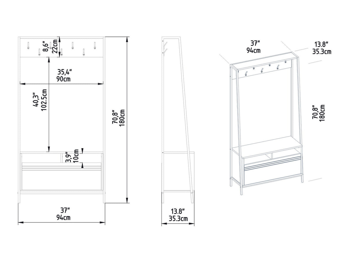 Prieškambario komplektas 508434