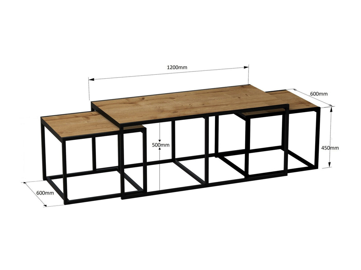 Žurnalinių staliukų komplektas 513538