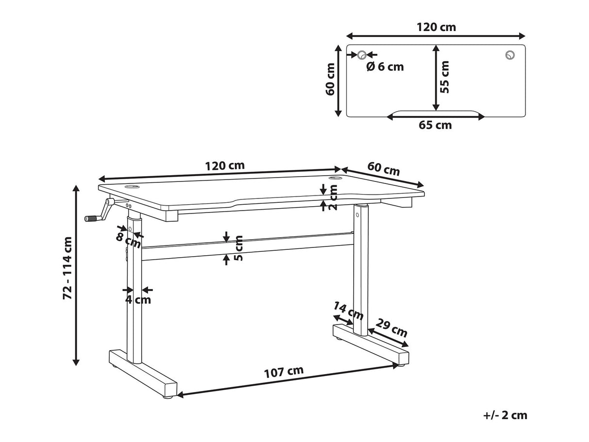 Reguliuojamo aukščio darbo stalas 514034