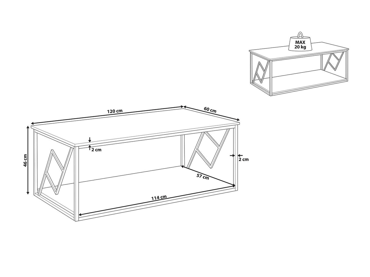 Žurnalinis staliukas 514104