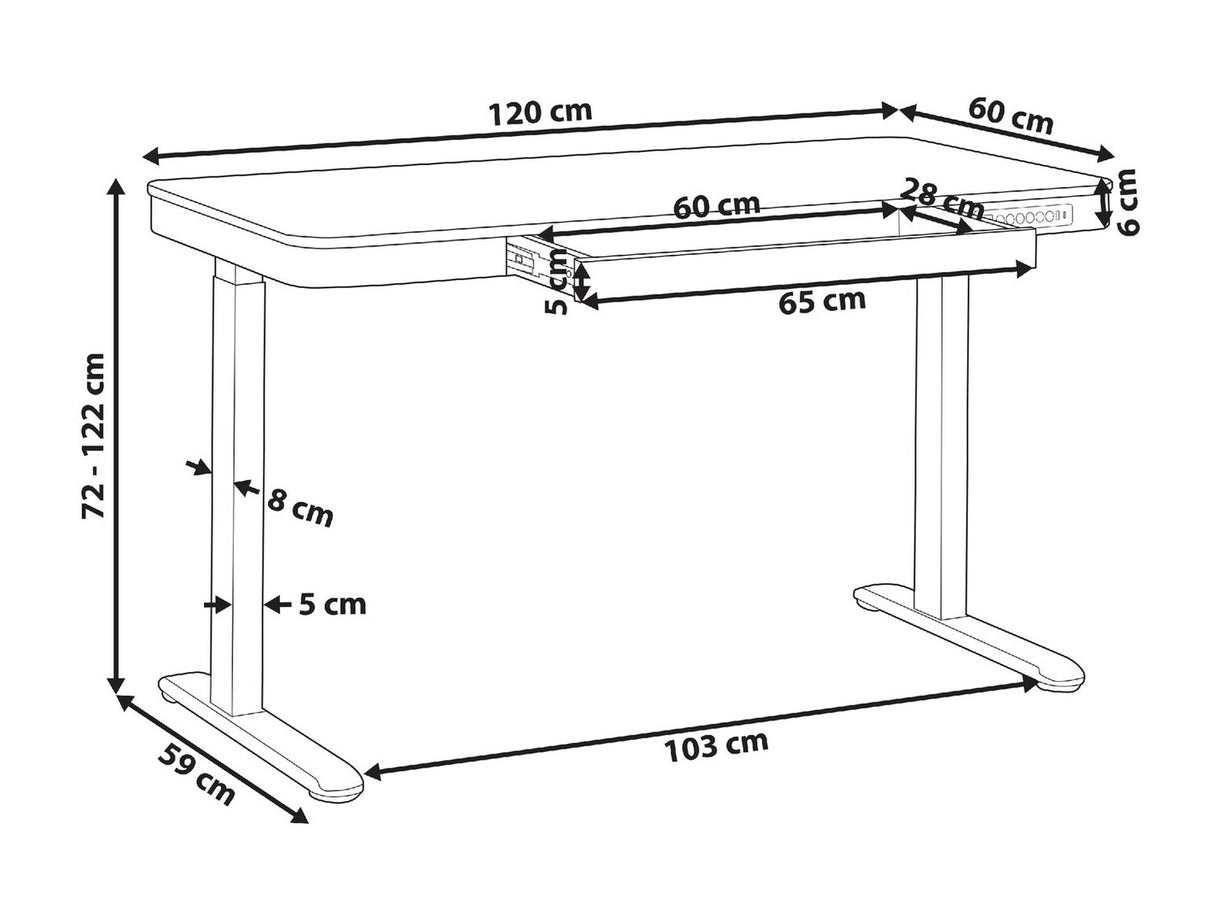 Reguliuojamo aukščio darbo stalas 514229