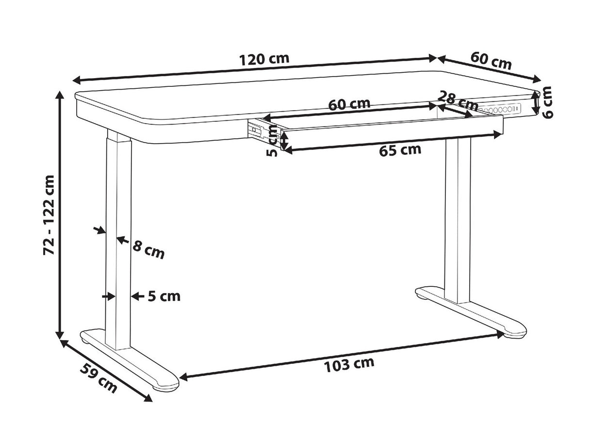 Reguliuojamo aukščio darbo stalas 514229