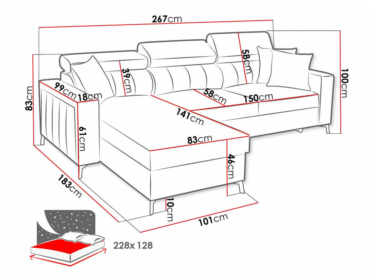 Minkštas kampas 518450