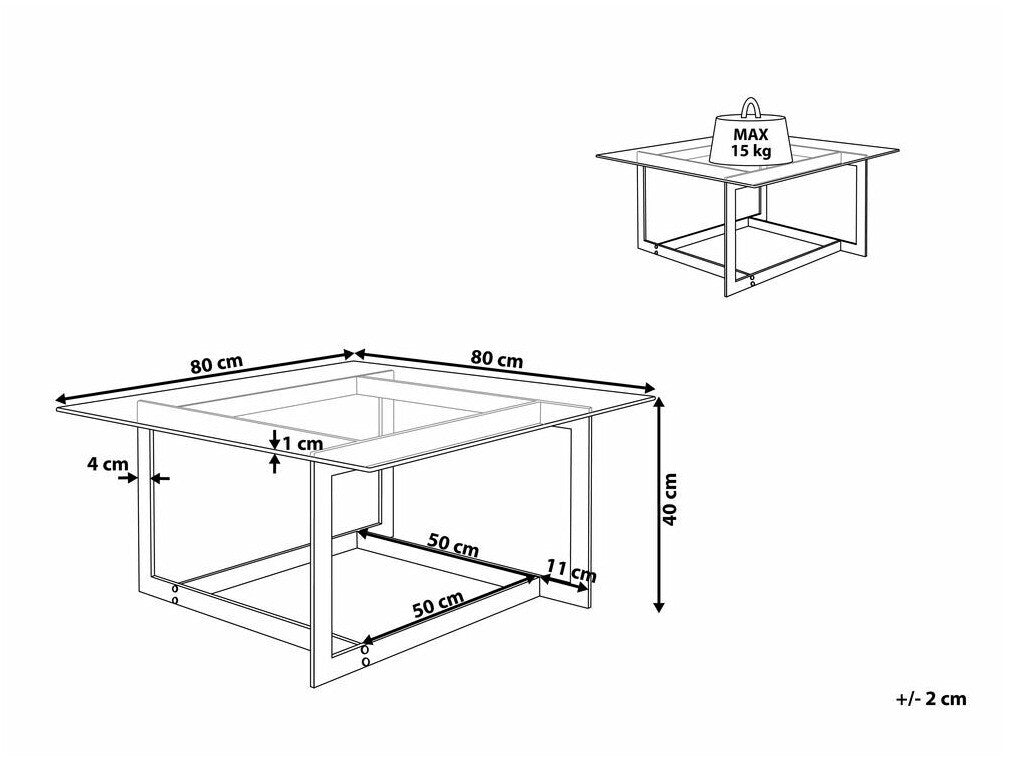 Žurnalinis staliukas 519282