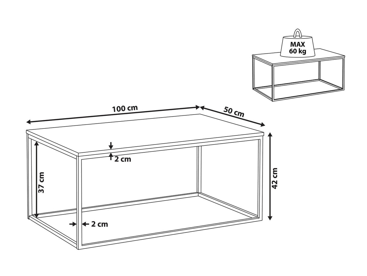 Žurnalinis staliukas 519524