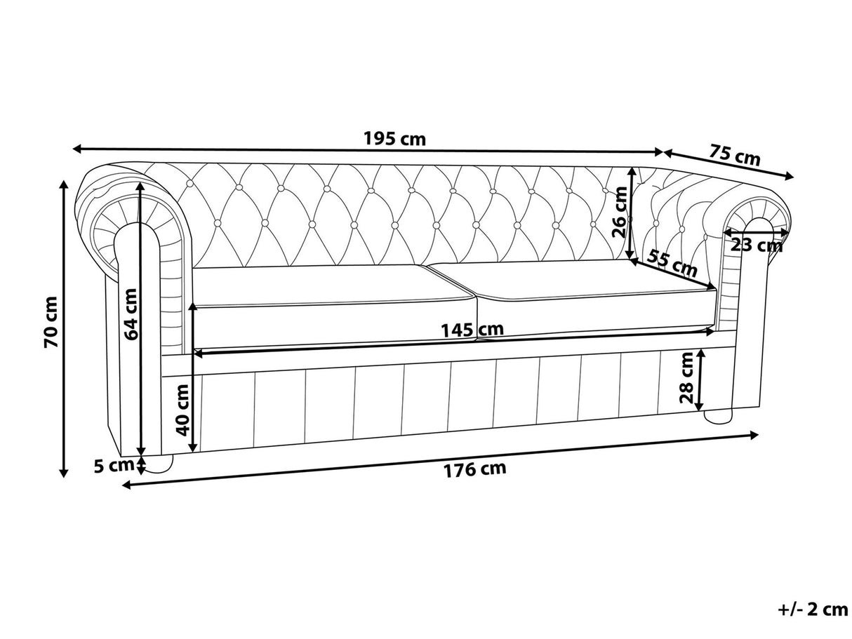 Chesterfield sofa 520006