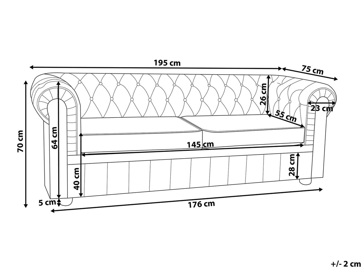 Chesterfield sofa 520006