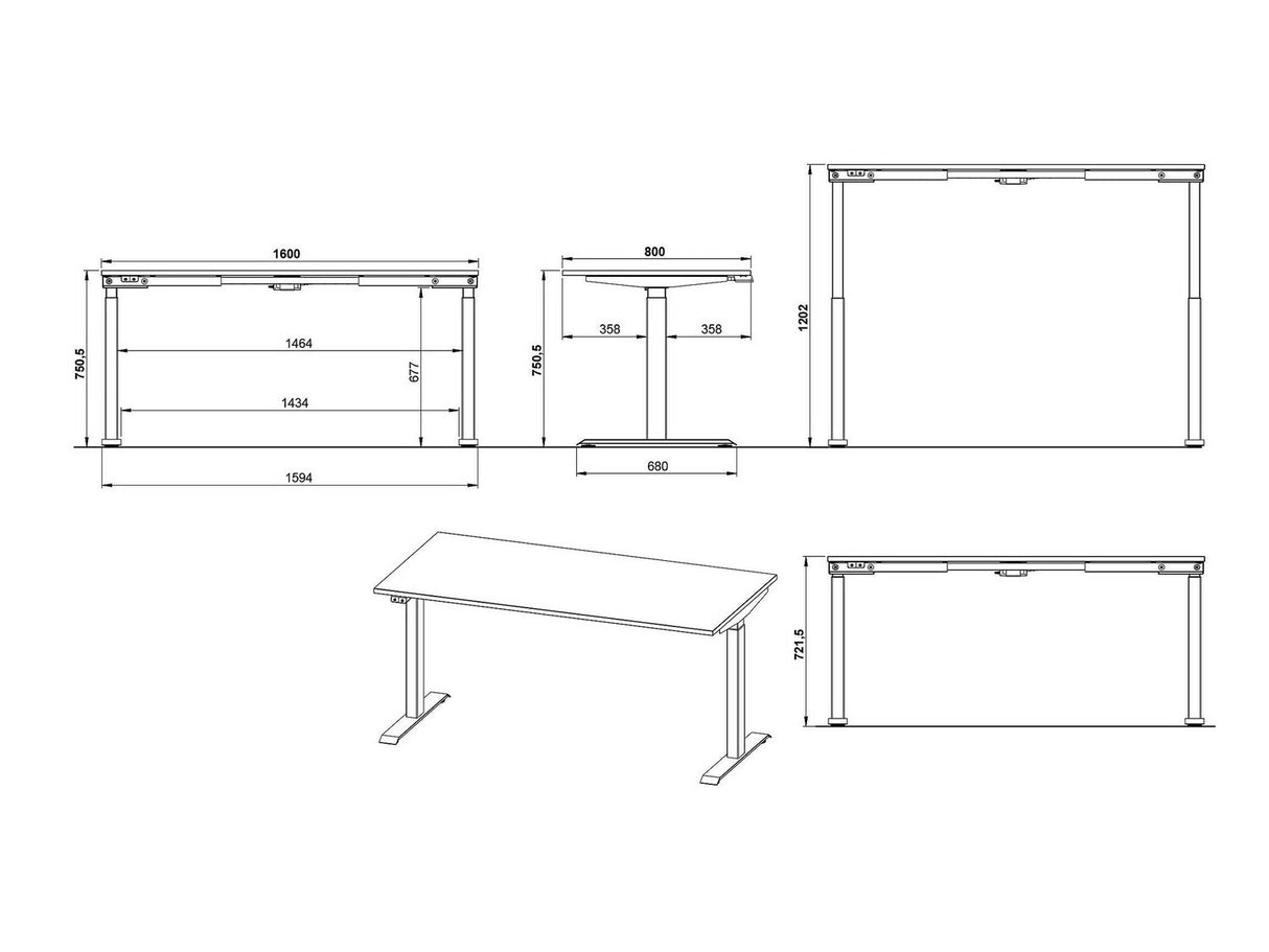 Reguliuojamo aukščio darbo stalas 520282