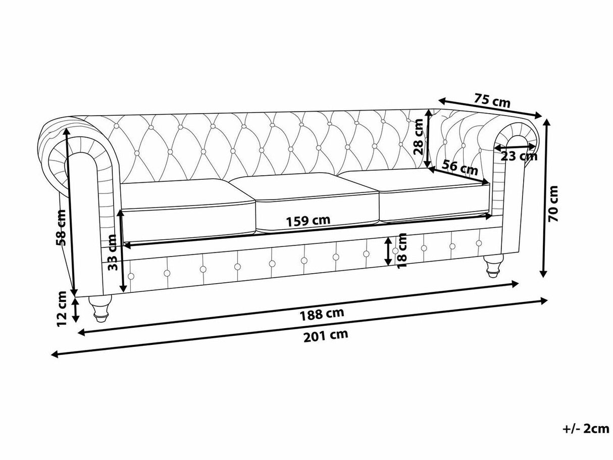 Chesterfield sofa 520409