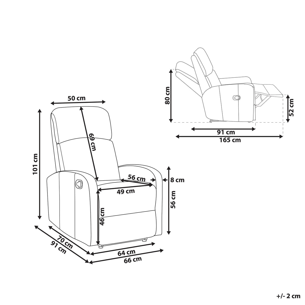 Fotelis reglaineris 521239