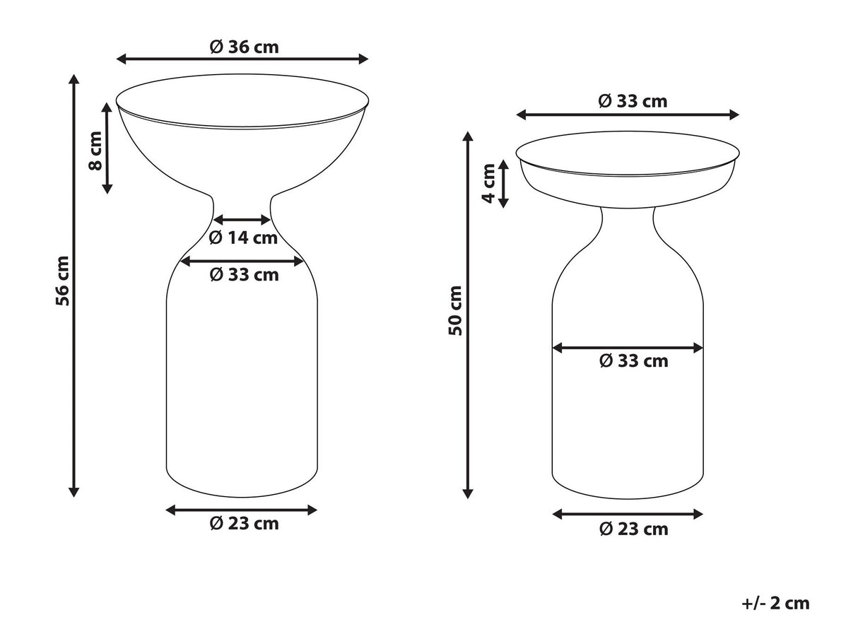 Šoninių staliukų komplektas 522943