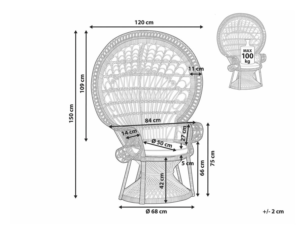 Lauko fotelis 525009