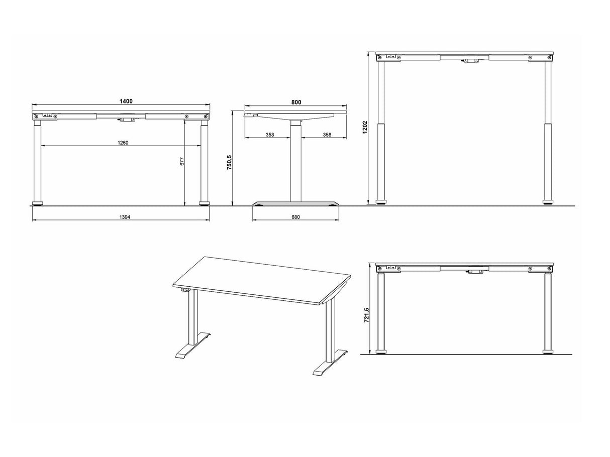 Reguliuojamo aukščio darbo stalas 528178