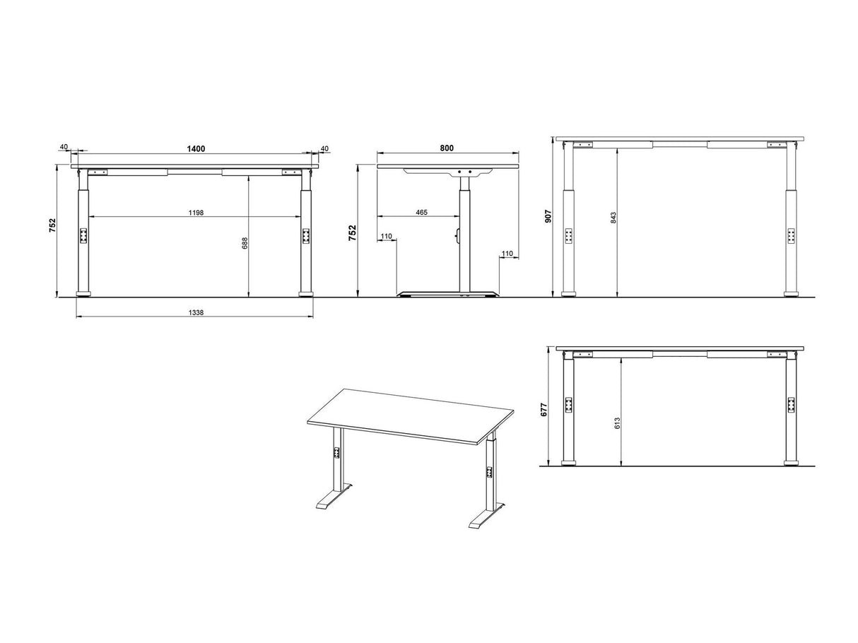 Reguliuojamo aukščio darbo stalas 528366