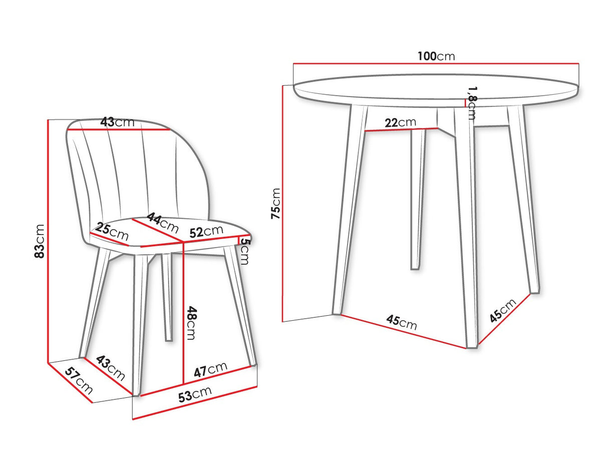 Valgomojo komplektas 451023