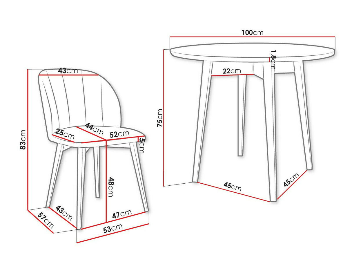 Valgomojo komplektas 451023