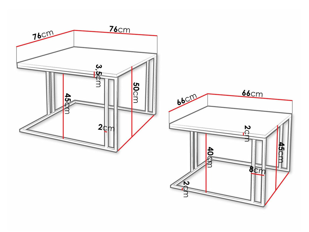 Žurnalinių staliukų komplektas 532209