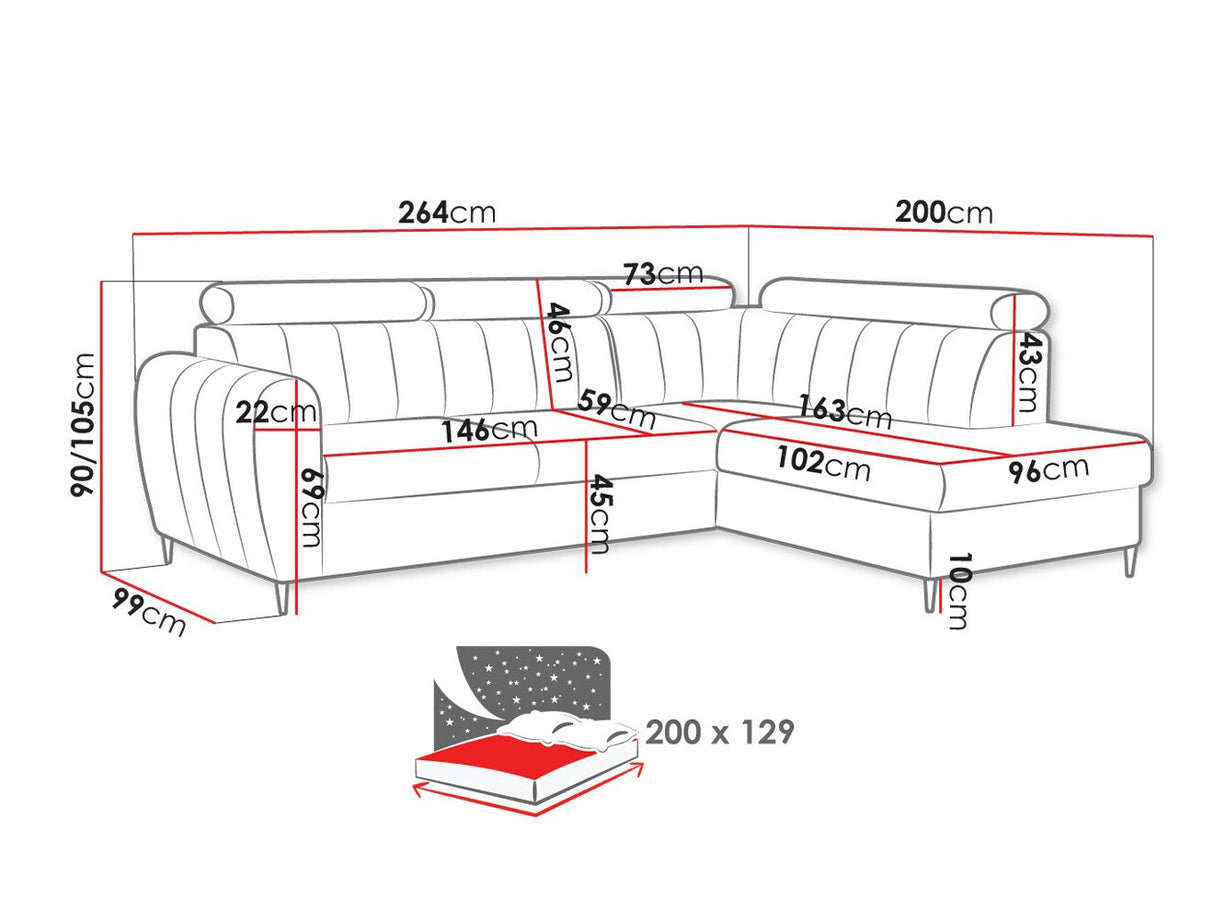 Minkštas kampas 532486
