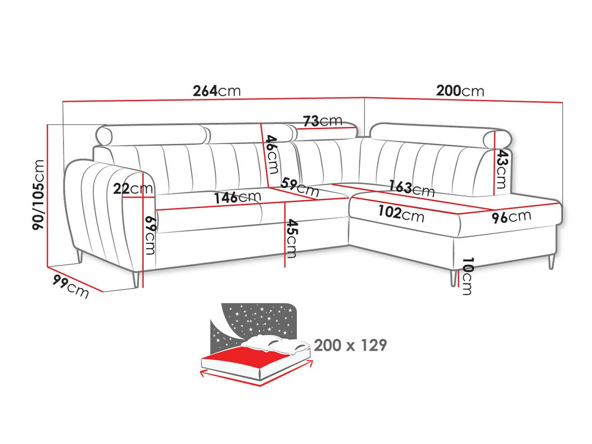 Minkštas kampas 532486