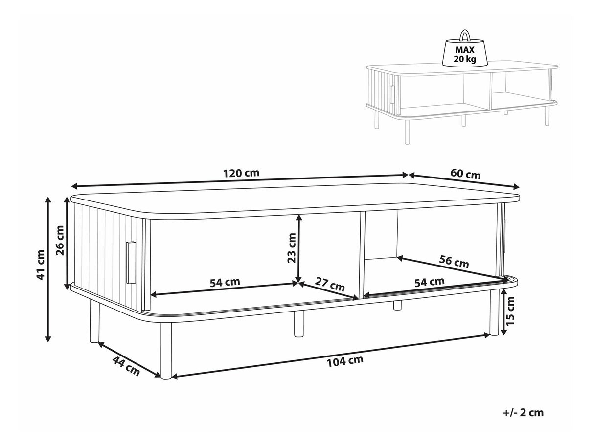 Žurnalinis staliukas 535789