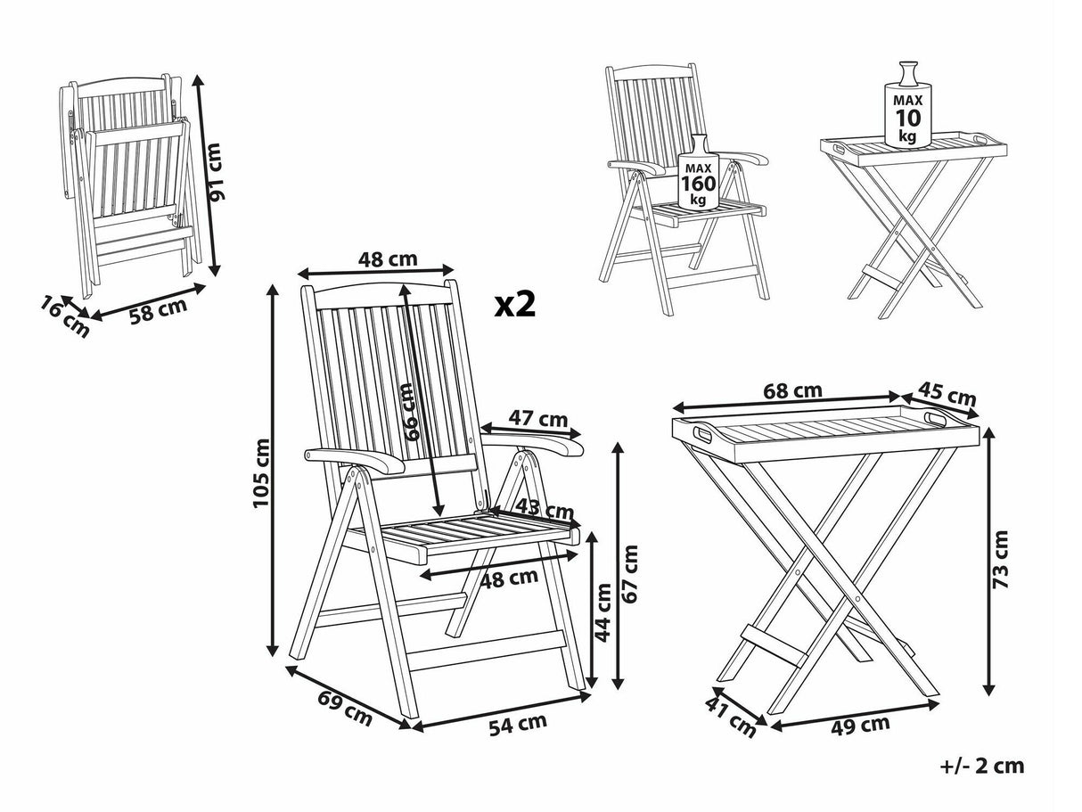 Balkono komplektas 540930
