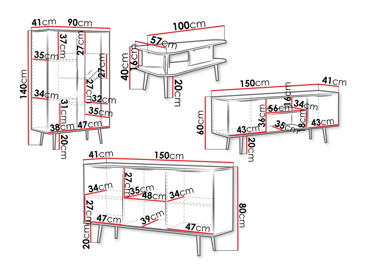 Svetainės komplektas 543540